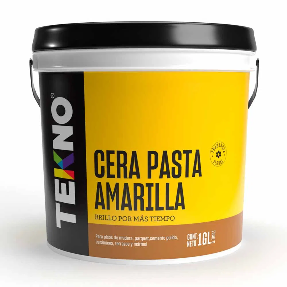 Cera En Pasta Tekno Balde 3.78 ml Amarilla Cera En Pasta Tekno Balde 3.78 ml Amarilla