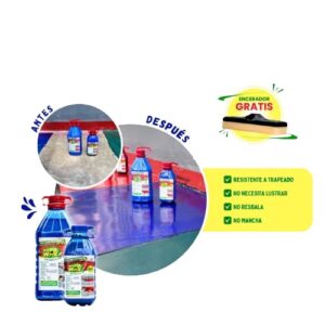 Cera Líquida Azul Con Ocre Mr Wax Galón