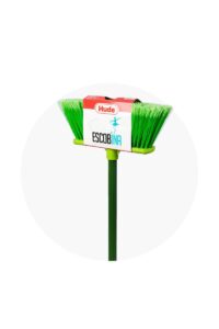 Escoba Escobina Hude Ancho 30 cm Verde