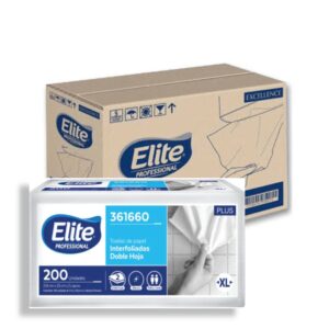 Papel Toalla Interfoliado Plus Doble Hoja XL X 200 Und/ 18 Pqt x CAJA (361660)