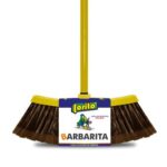 Escoba Barbarita Con Palo Colores Variados
