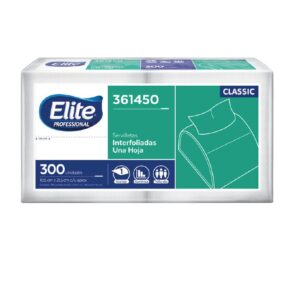 Servilletas Elite Classic Interfoliada x 300 Unidades (361450)