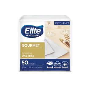 Servilletas Blancas Elite Gourmet Pqt x 50 Und (40x40 cm) 361731