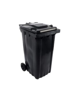 Contenedor De Basura Con Ruedas Negro 240 Lts