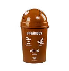 Tacho Marrón Con Tapa 60 Lt Rey