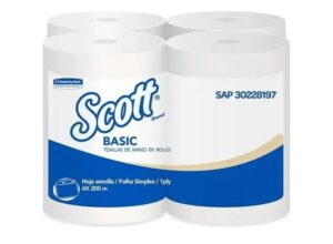 Papel Toalla Scott X 4 Rollos de 200 MTS 30228197
