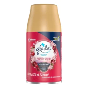 Repuesto Ambientador Automático Glade 270 ml Alegria Floral y Frutos Rojos