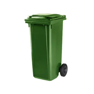 Contenedor De Basura Con Ruedas Verde 120 Lt