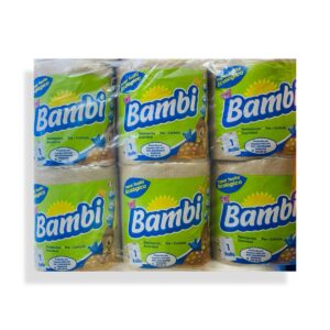 Papel Toalla Ecológico Bambi Pqte x 6 Rollos