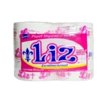 Papel Higiénico Liz Rosado Doble Hoja Pqte x 6 Rollos